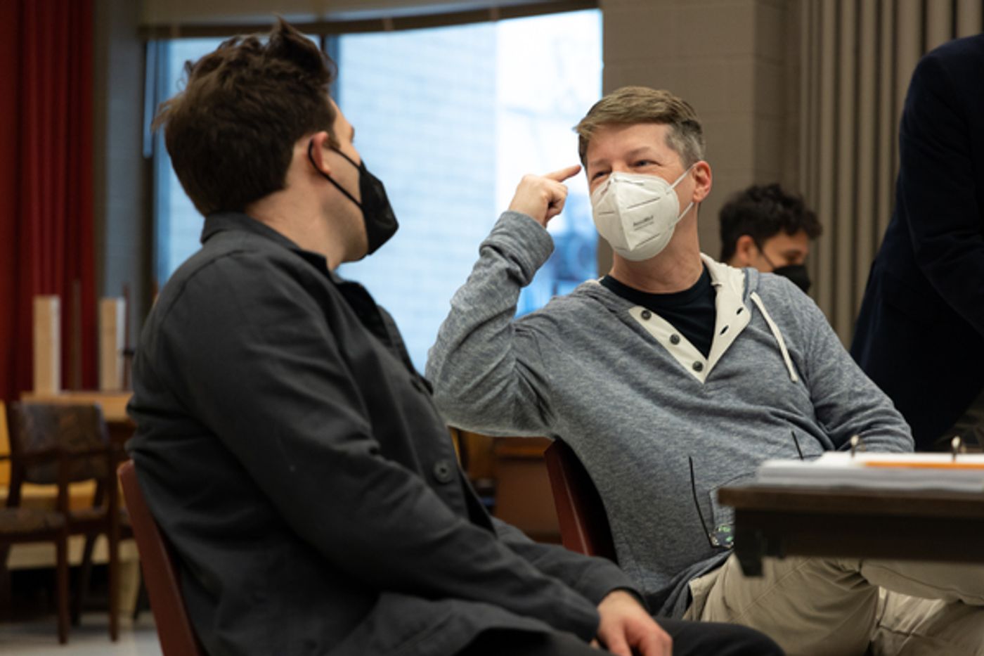 Photos: Sean Hayes, Ethan Slater and More Prep for GOOD NIGHT, OSCAR at Goodman Theatre  Image