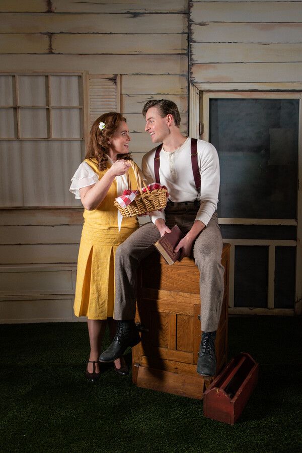 Adrien Swenson as Alice Murphy and Jadon Webster as Jimmy Ray Dobbs Photo