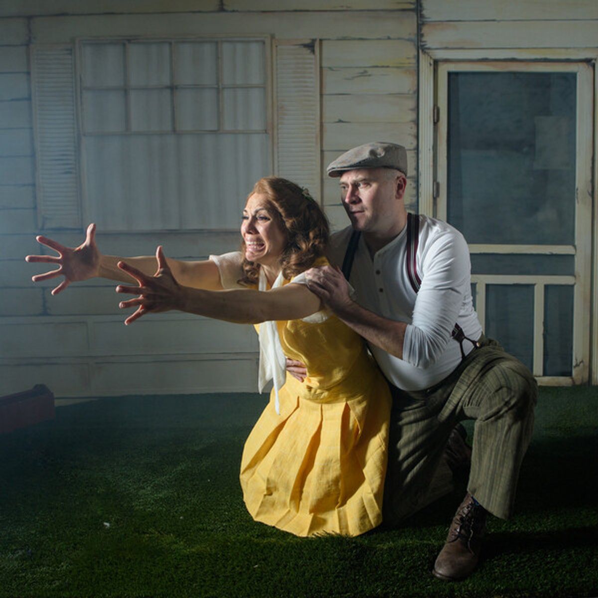 Anya Young Wilson as Alice Murphy and Benjamin Henderson as Jimmy Ray Dobbs at 