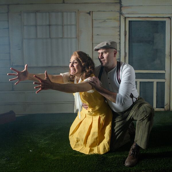 Anya Young Wilson as Alice Murphy and Benjamin Henderson as Jimmy Ray Dobbs Photo