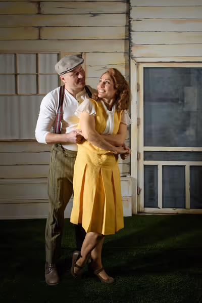 Anya Young Wilson as Alice Murphy and Benjamin Henderson as Jimmy Ray Dobbs Photo