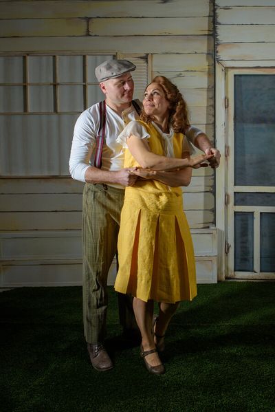 Anya Young Wilson as Alice Murphy and Benjamin Henderson as Jimmy Ray Dobbs Photo