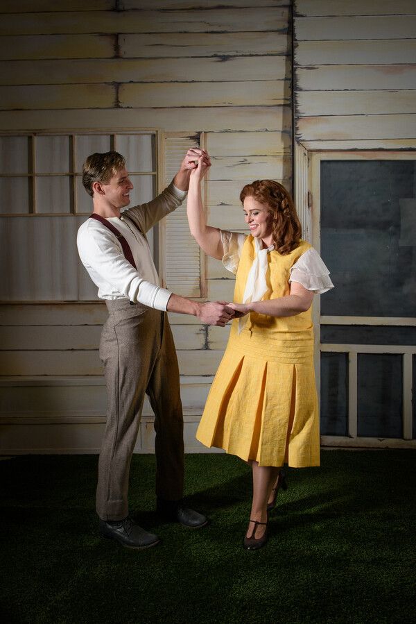 Adrien Swenson as Alice Murphy and Jadon Webster as Jimmy Ray Dobbs Photo