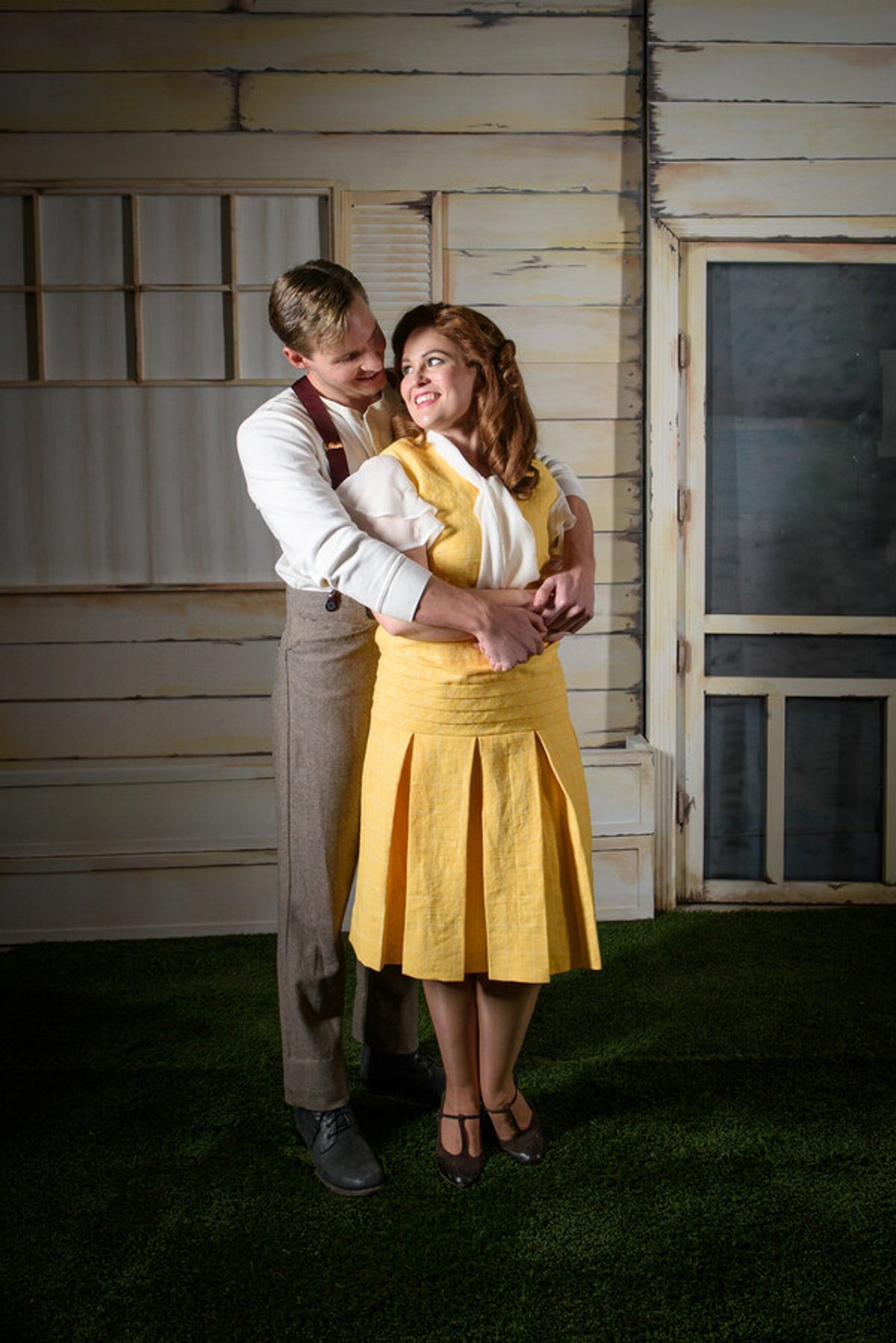 Adrien Swenson as Alice Murphy and Jadon Webster as Jimmy Ray Dobbs at 