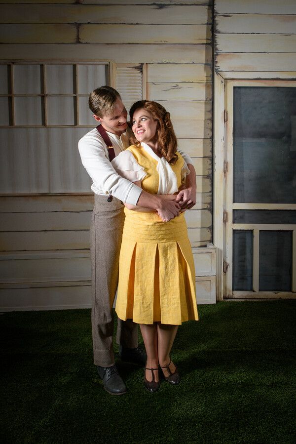 Adrien Swenson as Alice Murphy and Jadon Webster as Jimmy Ray Dobbs Photo