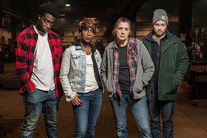 (from left) Emmanuel K. Jackson plays Chris, Shariba Rivers plays Cynthia, Linda Gill Photo