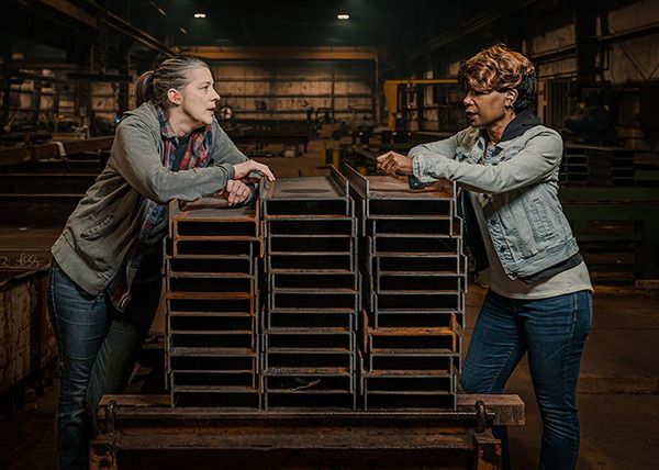 Linda Gillum (left) plays Tracey and Shariba Rivers plays Cynthia  Photo