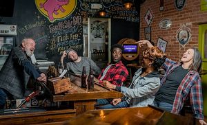 (from left) Randy Steinmeyer, Jordan Anthony Arredondo, Gage Wallace, Emmanuel K. Jackson, Shariba Rivers and Linda Gillum @ BroadwayWorld (from left) Randy Steinmeyer, Jordan Anthony Arredondo, Gage Wallace, Emmanuel K. Jac Photo