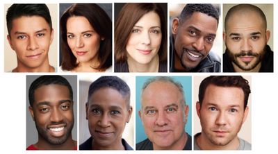 The cast of SWEAT featuring Jordan Anthony Arredondo (Oscar), Tiffany Bedwell (Tracie Photo