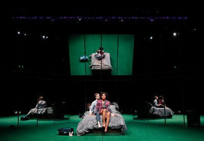 Paul Alexander Nolan and Antoinette Crowe-Legacy in “Slave Play” playing at Cente Photo