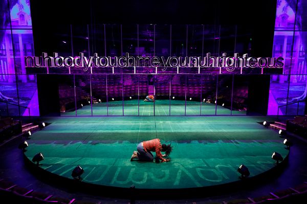 Antoinette Crowe-Legacy in “Slave Play” playing at Center Theatre Group/Mark Tape Photo