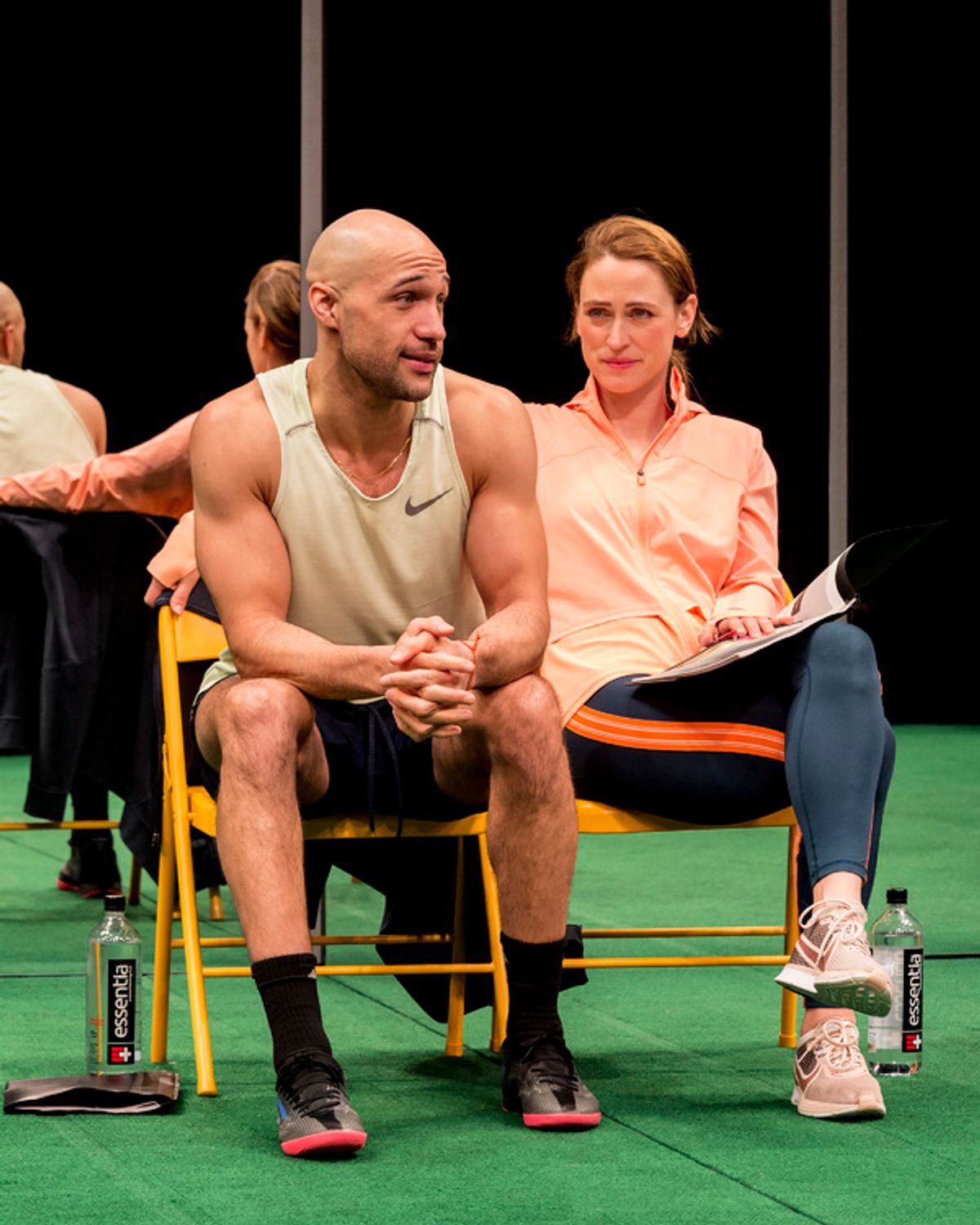 Jonathan Higginbotham and Elizabeth Stahlmann in “Slave Play” playing at Center Theatre Group/Mark Taper Forum at 