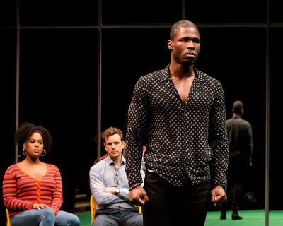 Antoinette Crowe-Legacy, Paul Alexander Nolan and Jakeem Dante Powell in “Slave Pla Photo