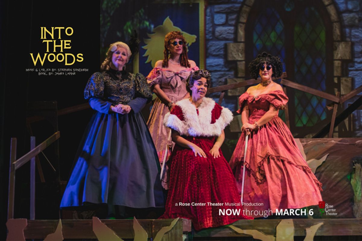 Meredith Woodson, Cherie Aniceto, Lucinda, (Front Row L to R): Katherine Chatman, Taylor Herbel at Photos: Go Inside Opening Weekend of The Rose Center Theater's INTO THE WOODS