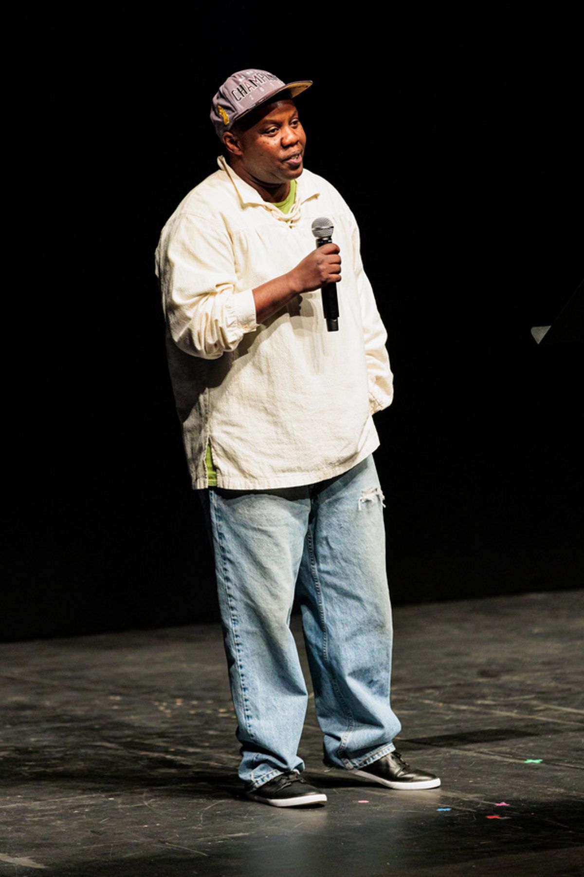 Nick Hadikwa Mwaluko, New Visions Fellowship playwright    Photo credit: Sachyn Mital at Photos: National Queer Theater's JUBILEE FOR A NEW VISION At The Robert W. Wilson MCC Theater Space