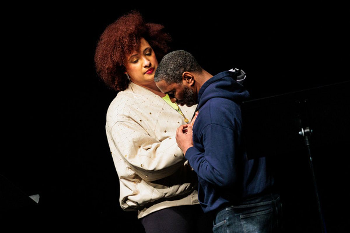 ''Silence is a Sound'' by Nick Hadikwa Mwaluko    Performed by Ianne Fields Stewart and James A. Pierce III     Photo credit: Sachyn Mital at 