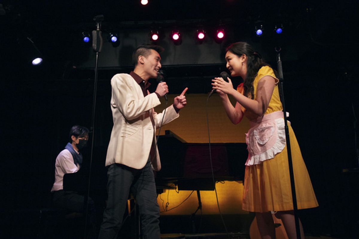 It''s a bad idea, me and you! Xu Cheng, Matthew Liu, and Chelsea Guo at 