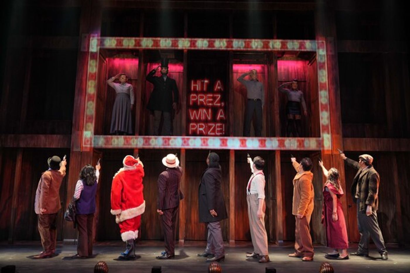 Photos: First Look at ASSASSINS From East West Players Photos: First Look at ASSASSINS From East West Players Image