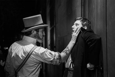 Henry Pettigrew (Dr Jekyll) and Lorn Macdonald (Utterson)
 Photo