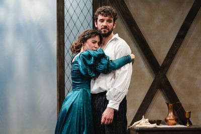 Talene Monahon & Michael Urie  Photo