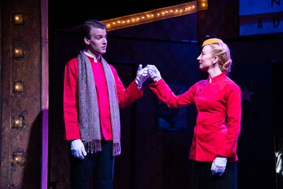 The cast of A Day in Hollywood / A Night in the Ukraine Photo