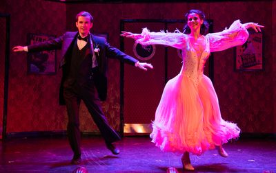 The cast of A Day in Hollywood / A Night in the Ukraine Photo