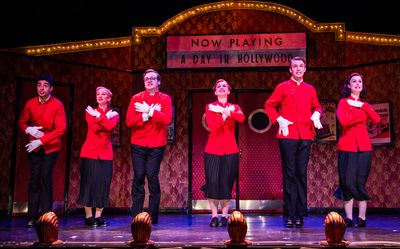 The cast of A Day in Hollywood / A Night in the Ukraine Photo