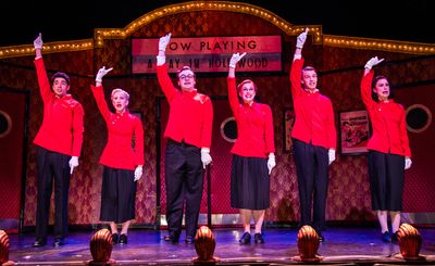 The cast of A Day in Hollywood / A Night in the Ukraine Photo