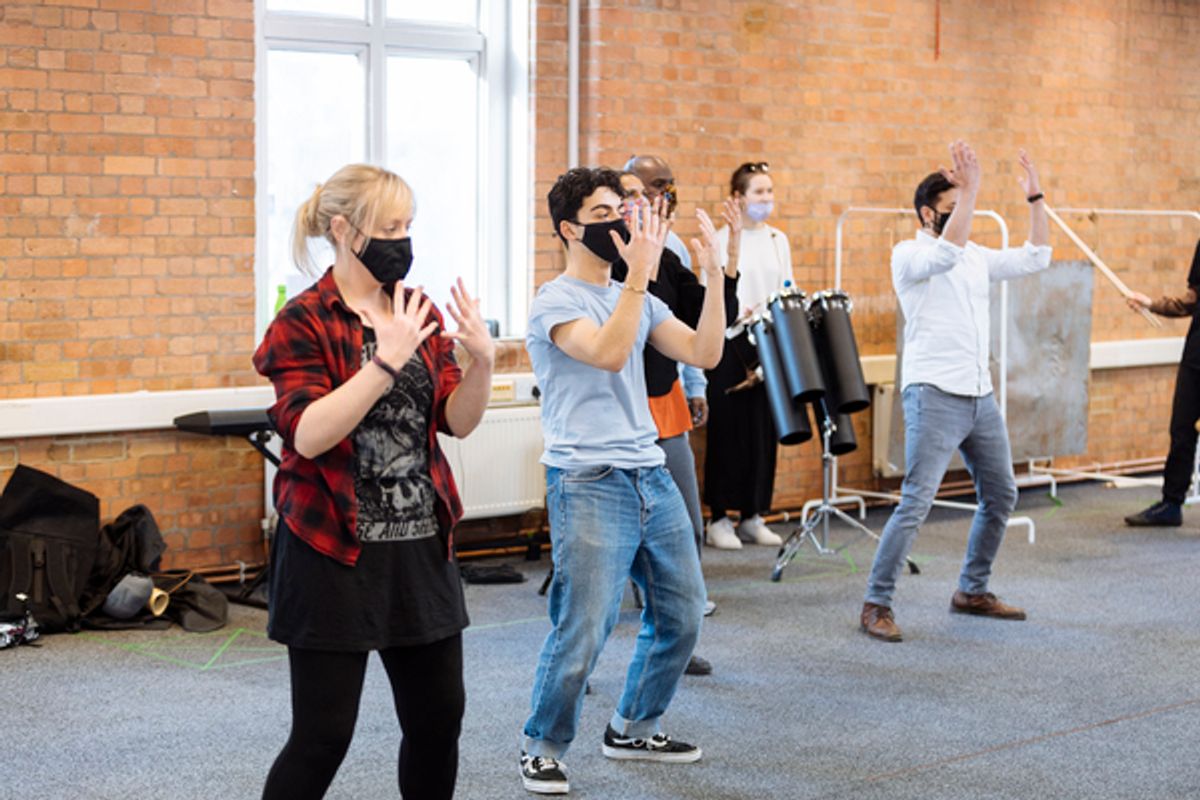 Stacey Evans, Issam Al Ghussain at Photos: Go Inside Rehearsals for MACBETH at Shakespeare's Globe
