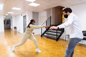 Francesca Amewudah-Rivers, Chris Nayak  Photo