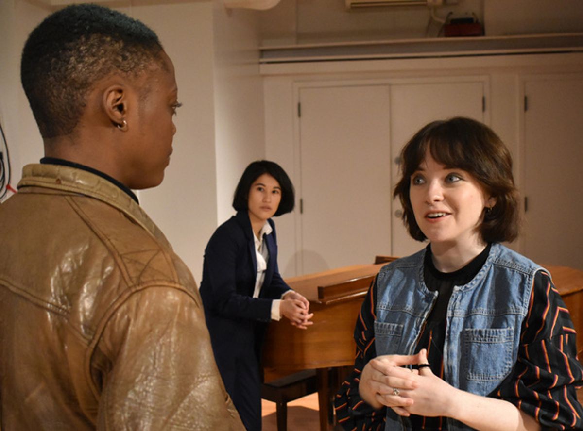 Lauren E King, Anna Stacy and Arin Edelstein at 