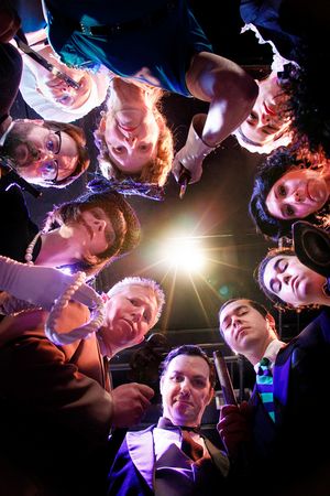 Michael Mullen, Jennifer Sanchez, Amanda Webb, Nathan Gebhard, Sean Spencer, Ben Billand and Catherine Rahm @ BroadwayWorld Michael Mullen, Jennifer Sanchez, Amanda Webb, Nathan Gebhard, Sean Spencer, Ben Bill Photo