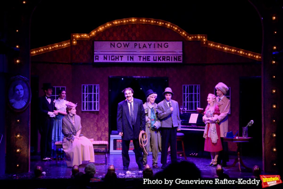 The Cast- Felipe Faiganni, Marina Vidal, Lauren Lubacek, David B. Friedman, Suzanne Slide, Mike Cefalo, Stephanie Isrealson and Mark William at 