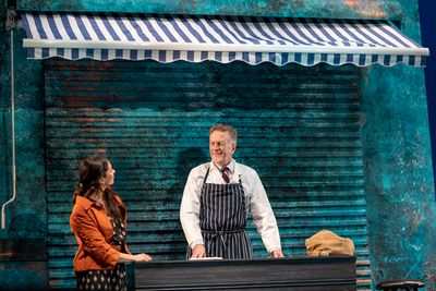 The cast of HEISENBERG at Northern Stage  Photo