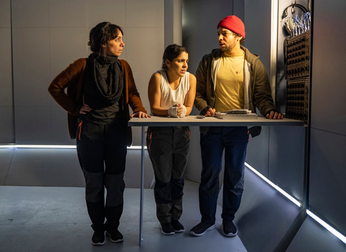 Nicole Laurenzi, Isa Arciniegas and TJ Thomas at 