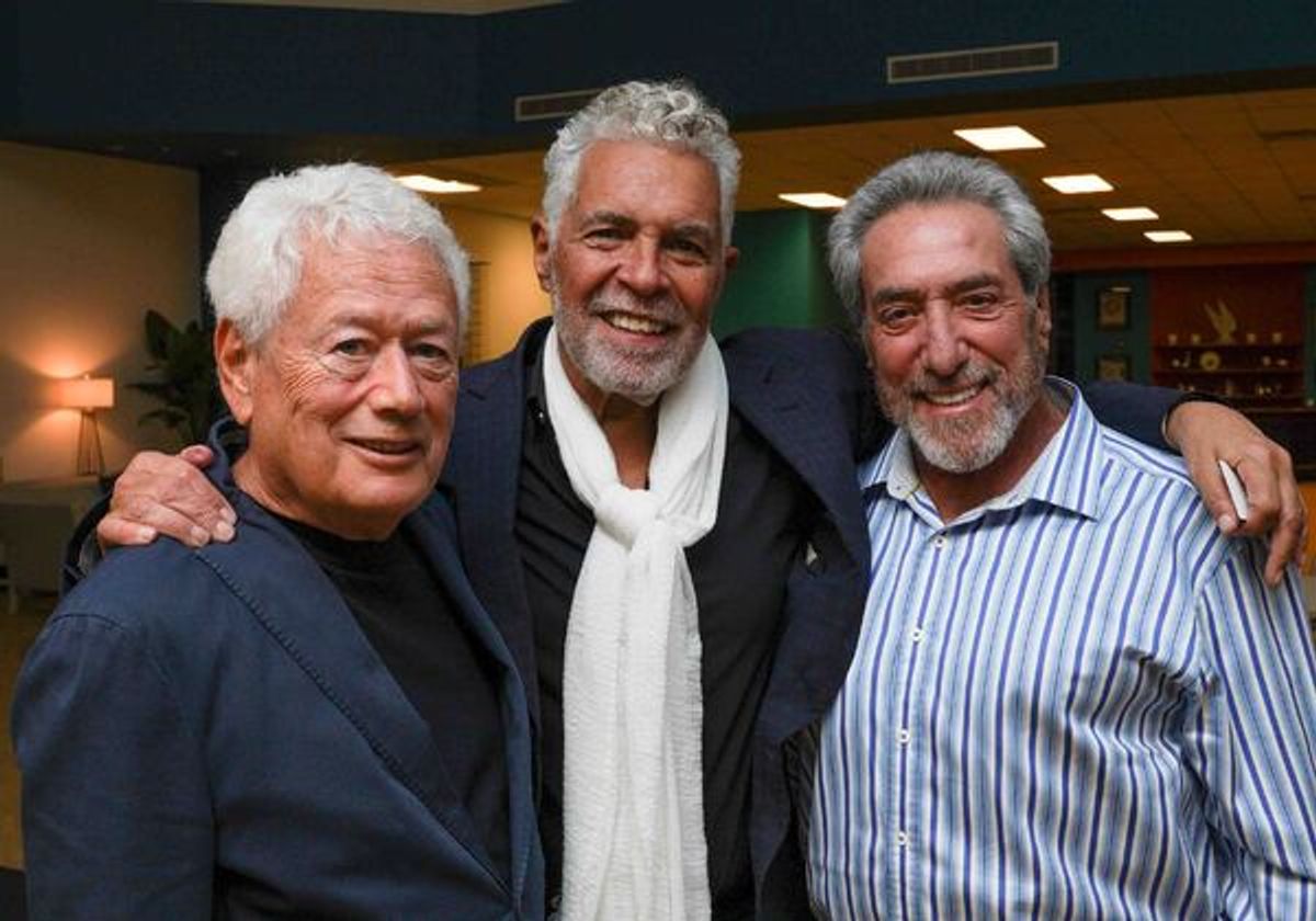 Stephen Sorokoff, Clint Holmes, Kenneth Greenblatt at 