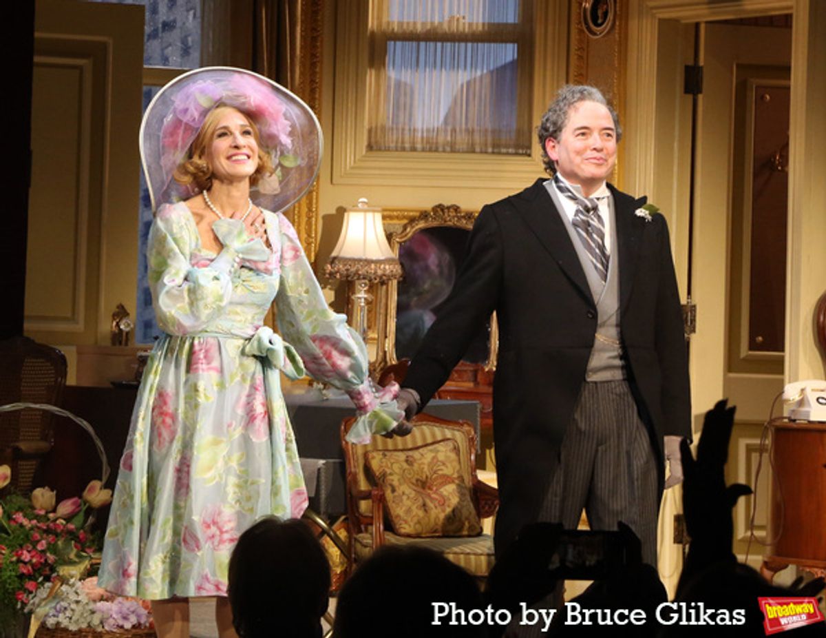 Sarah Jessica Parker as 'Nora Hubley' and Matthew Broderick as 'Roy Hubley'  at 