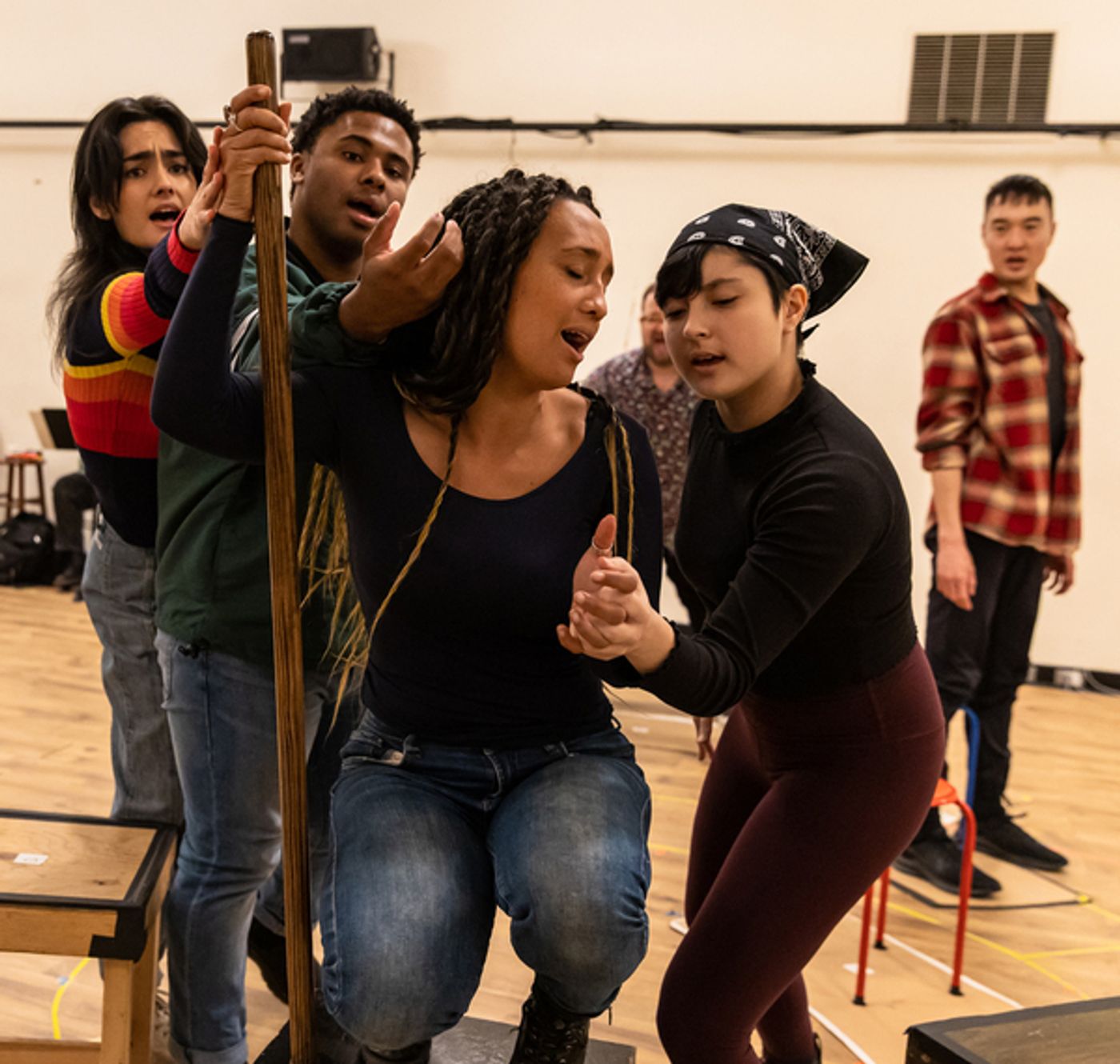 Photos: See Ashley Blanchet, Josh Lamon & More in Rehearsals for NOTES FROM NOW  Image