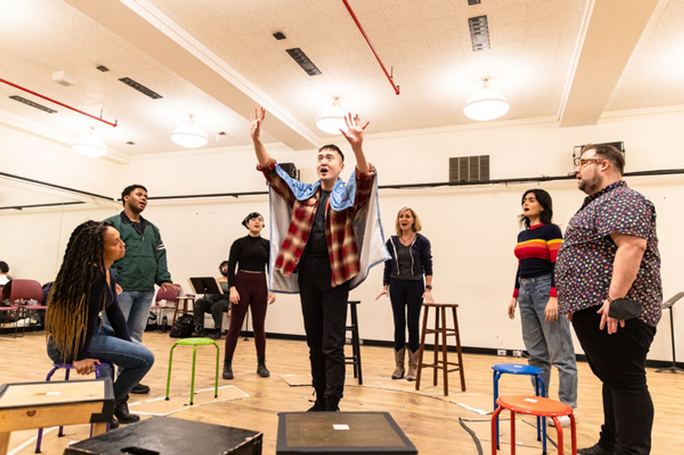 Photos: See Ashley Blanchet, Josh Lamon & More in Rehearsals for NOTES FROM NOW  Image