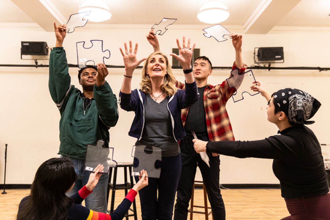 Photos: See Ashley Blanchet, Josh Lamon & More in Rehearsals for NOTES FROM NOW  Image