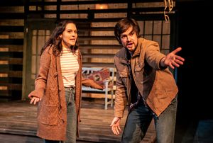 Francesca Carpanini  and Sam Frenchum  Photo