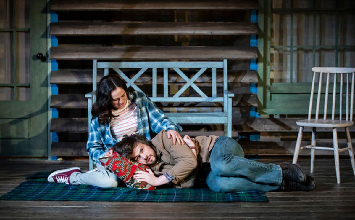 Francesca Carpanini  and Sam Frenchum  at 