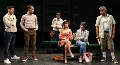 Tommy Heleringer, Ryan Garbayo, Glynis Bell, Alex Chester, Joyce Cohen and Anthony Ru Photo