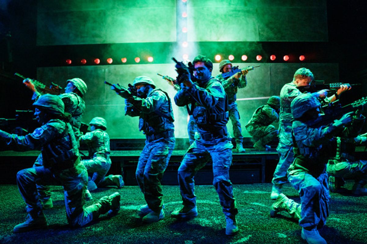 Company at Photos: First Look at Kit Harington & More in HENRY V at Donmar Warehouse