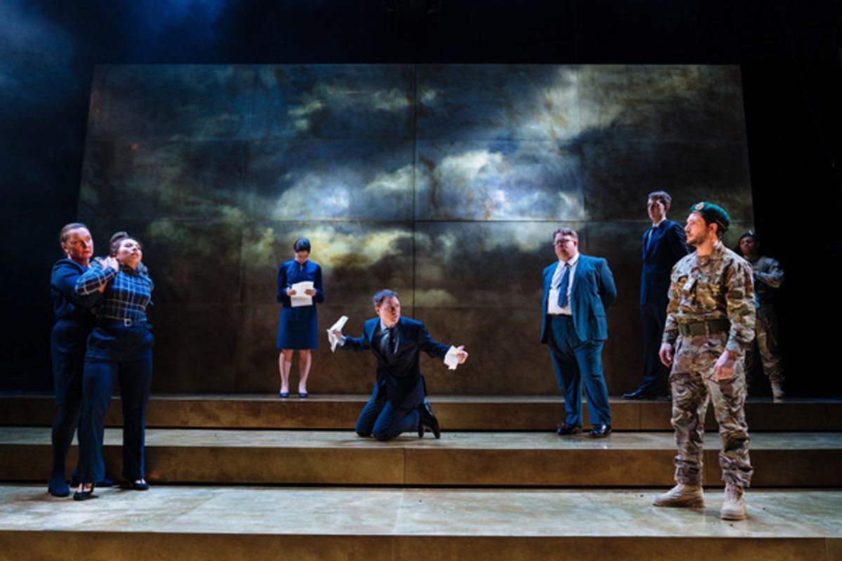 Company at Photos: First Look at Kit Harington & More in HENRY V at Donmar Warehouse