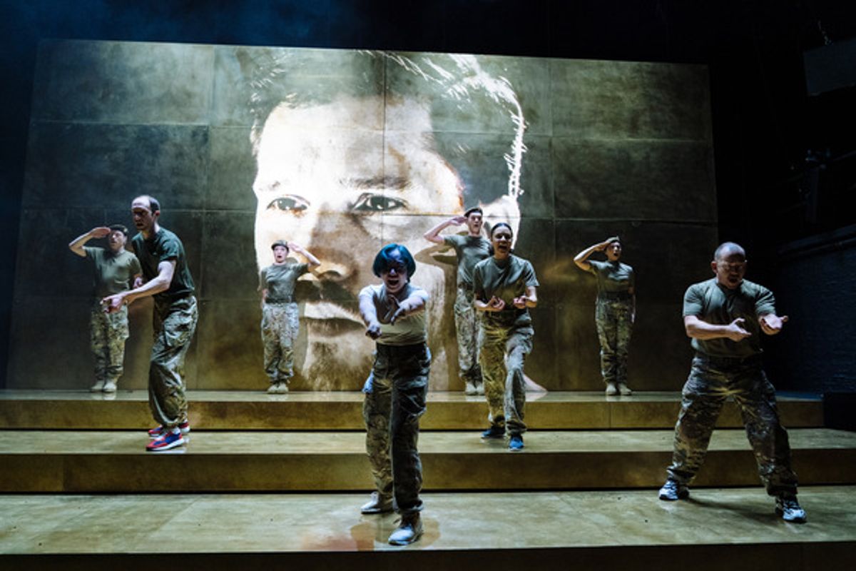 Company at Photos: First Look at Kit Harington & More in HENRY V at Donmar Warehouse