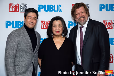 Peter Kim, Mia Katigbak, Oskar Eustis Photo