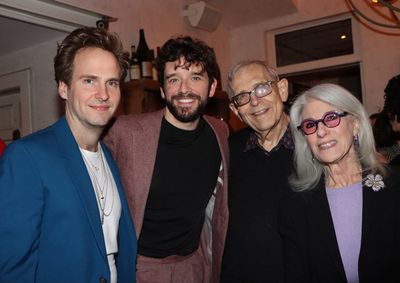 Ryan Spahn, Michael Urie, Richard Maltby & Jamie DeRoy.  Photo