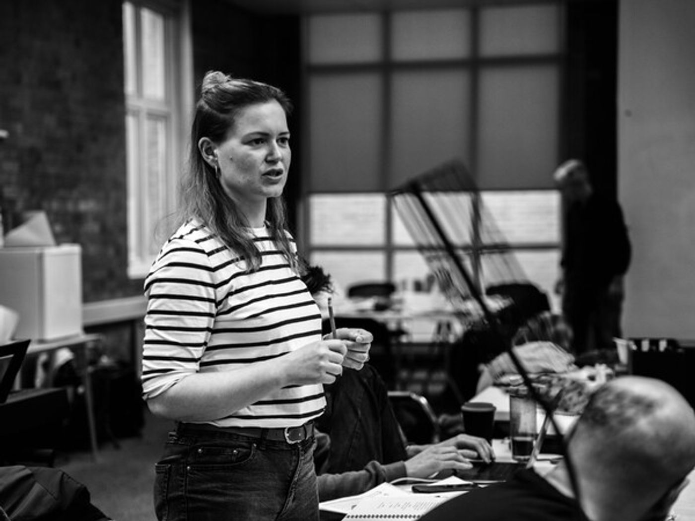 Photos: Inside Rehearsal For THE MOZART QUESTION at the Barn Theatre  Image