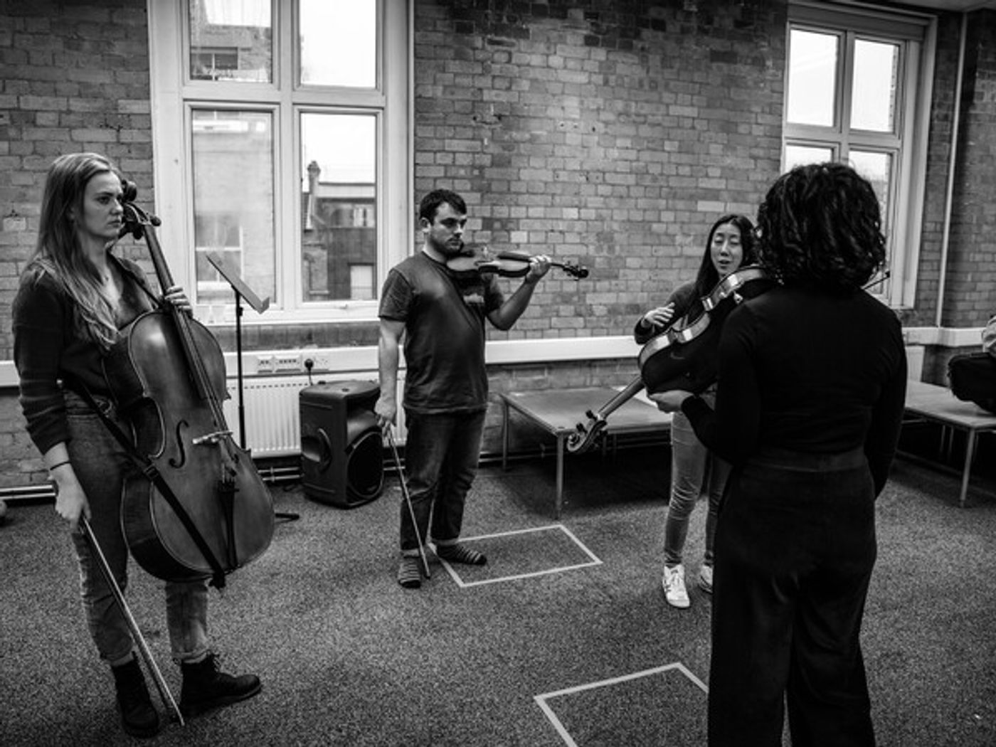 Photos: Inside Rehearsal For THE MOZART QUESTION at the Barn Theatre  Image